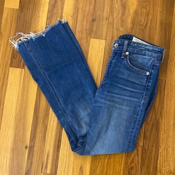 Rag & Bone Women’s High Rise Ankle Flare Jeans Size 24 - Picture 1 of 9